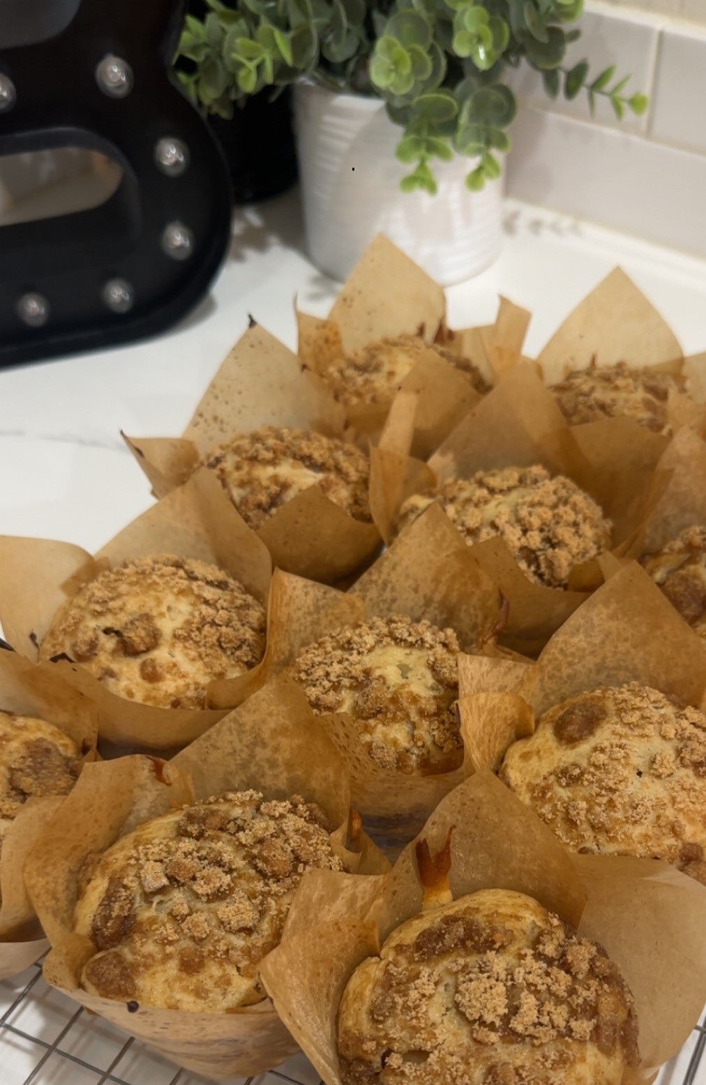 Sourdough Coffee Cake Muffins