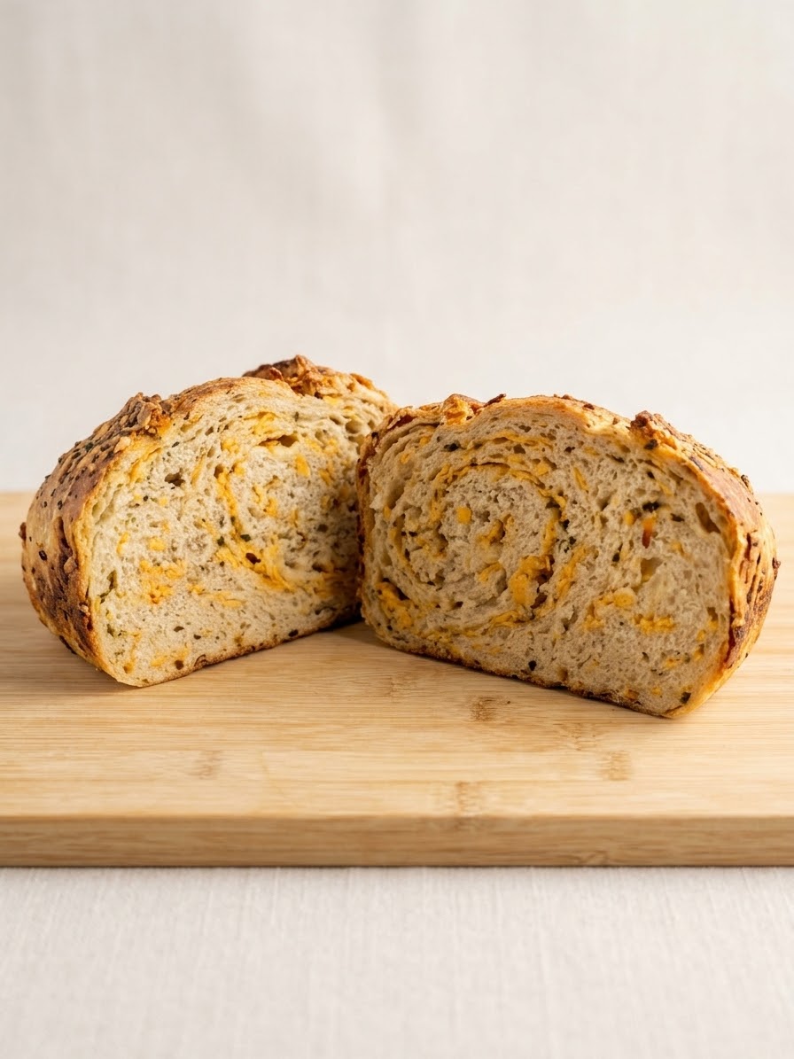 Jalapeño Cheddar Sourdough Loaf
