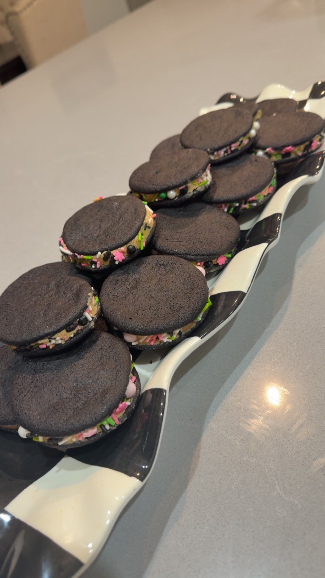 Sourdough Oreo Cookies